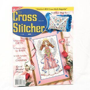 The Cross Stitcher Magazine Patterns Feb 1997 Friendship Irish Sampler Hearts